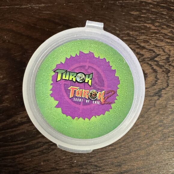 Turok Official POG Set Dinosaur & Creature Collectible Limited Run Games Discs - Picture 3 of 5